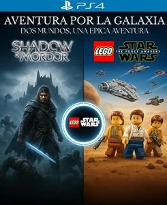 Comprar Middle-earth: Shadow of Mordor - Game of the Year Edition + LEGO Star Wars: The Force Awakens para PS4 - PSNCLICK Digitales Latinoamérica